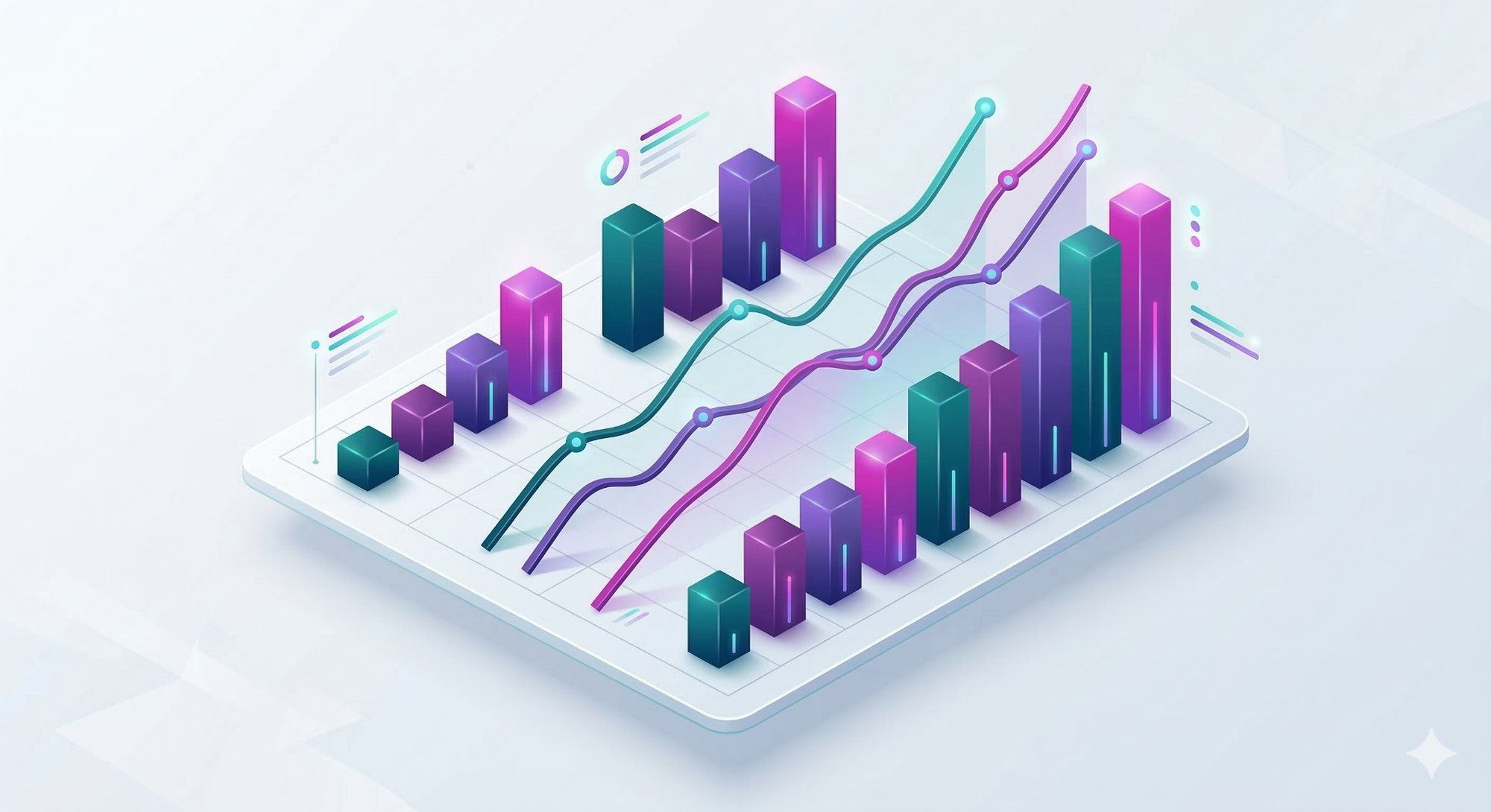 Financial analytics and growth charts
